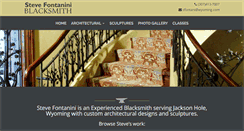 Desktop Screenshot of fontaniniblacksmith.com